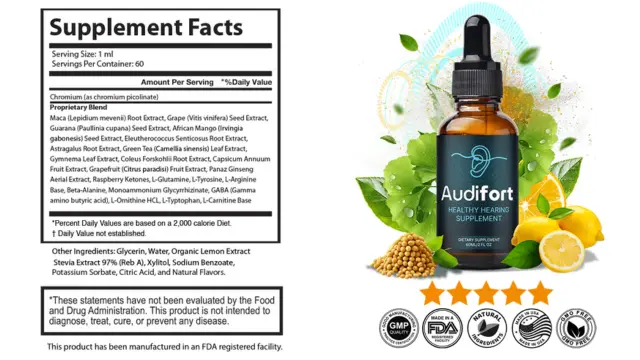 Audifort Supplement Ingredients