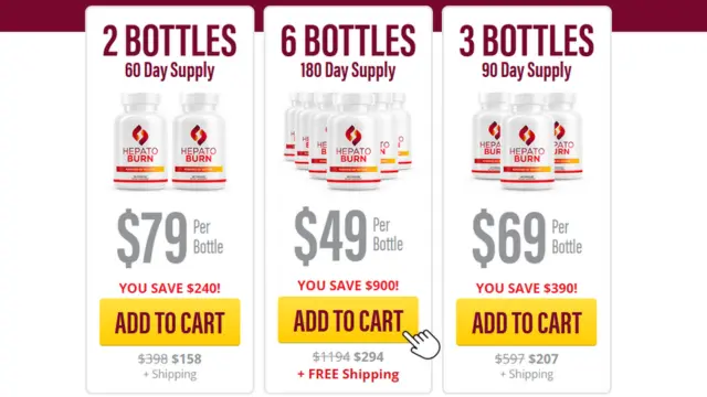 HepatoBurn Pricing Packages