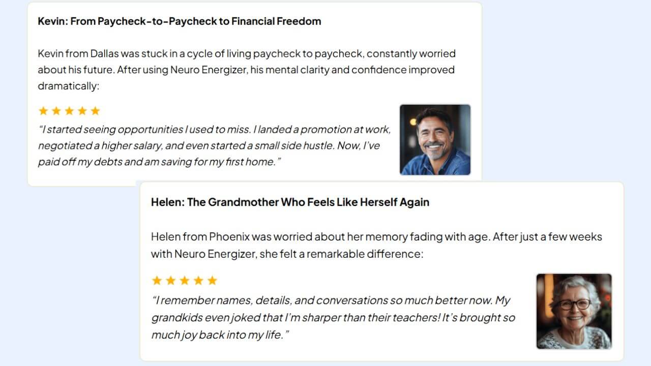 Neuro Energizer Reviews & Consumer Reports. Does It Work? 3 Neuro Energizer Customer Reviews