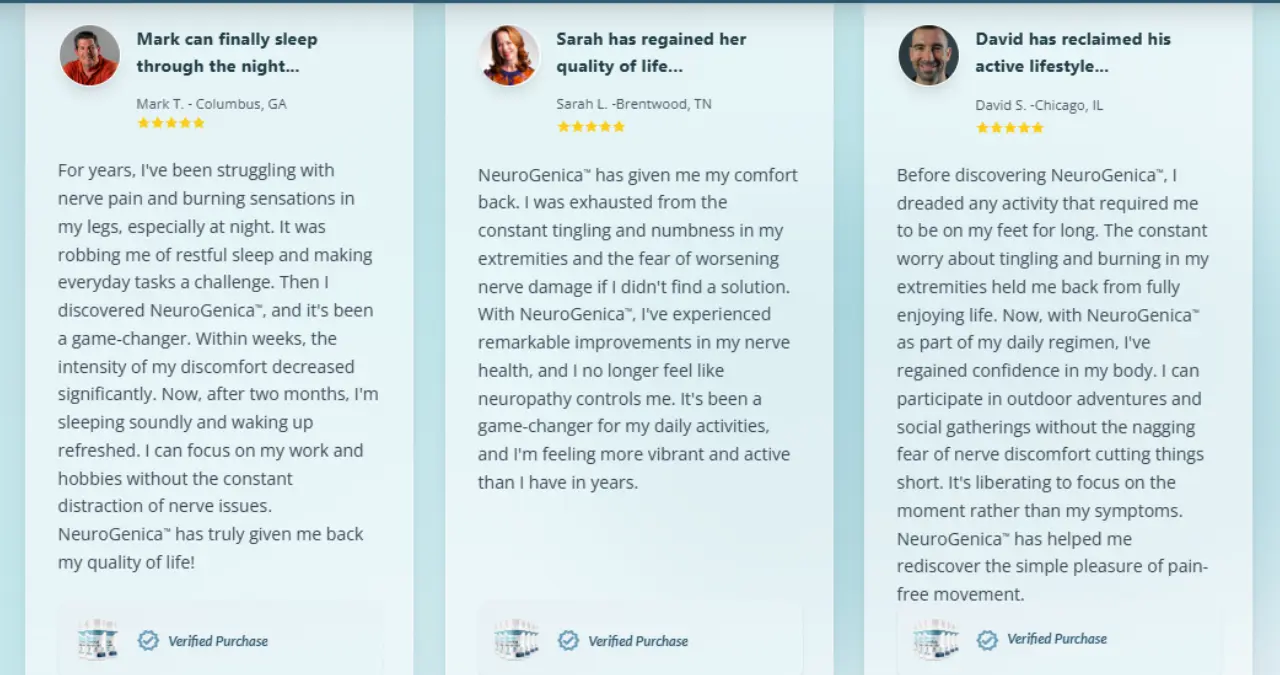 NeuroGenica Reviews Complaints 2026: Does It Work Or Scam? 4 NeuroGenica Customer Reviews