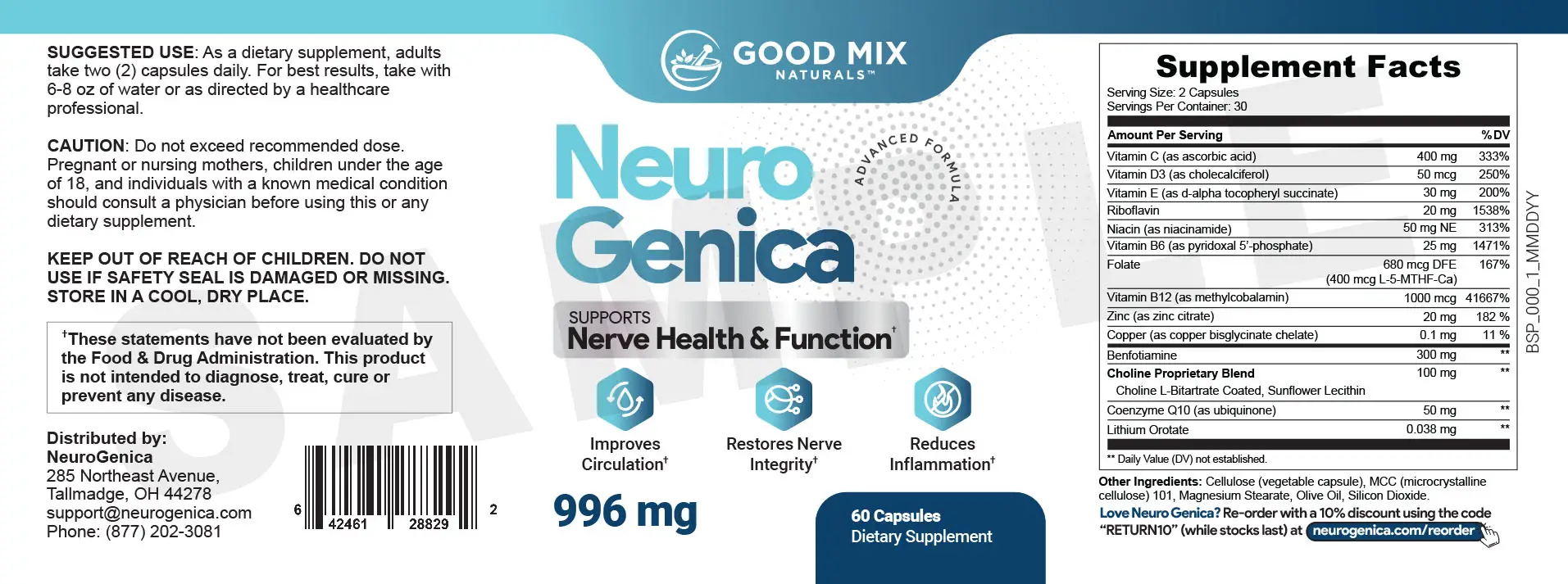 NeuroGenica Reviews Complaints 2026: Does It Work Or Scam? 3 NeuroGenica Ingredients