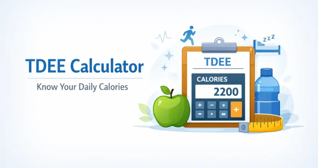 TDEE Calculator For Daily Energy Expenditure Counting