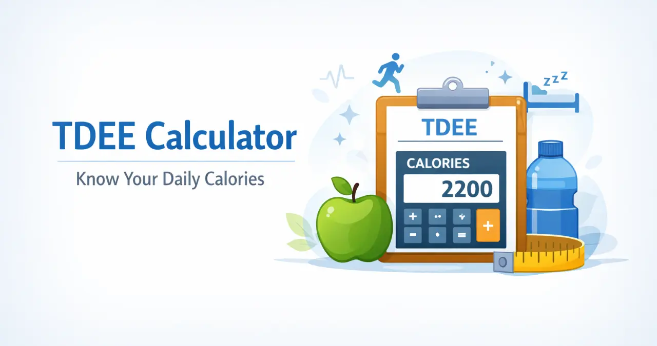 TDEE Calculator For Daily Energy Expenditure Counting