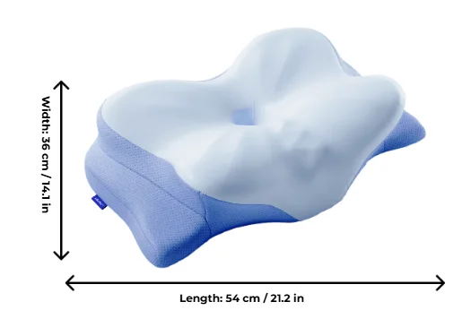 Derila Ergo Pillow Reviews & Complaints. Scam Claim Analyzed! 4 Derila Ergo Neck Pain relief Pillow Size And Dimesion