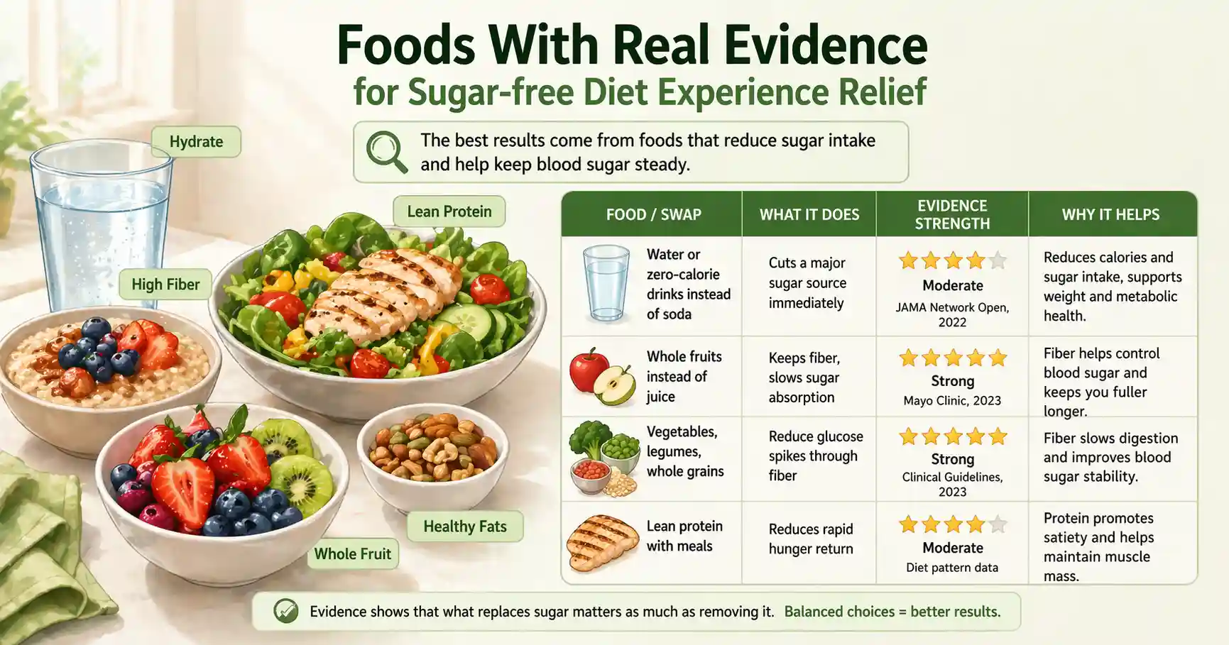 Best foods For Sugar Free Diet