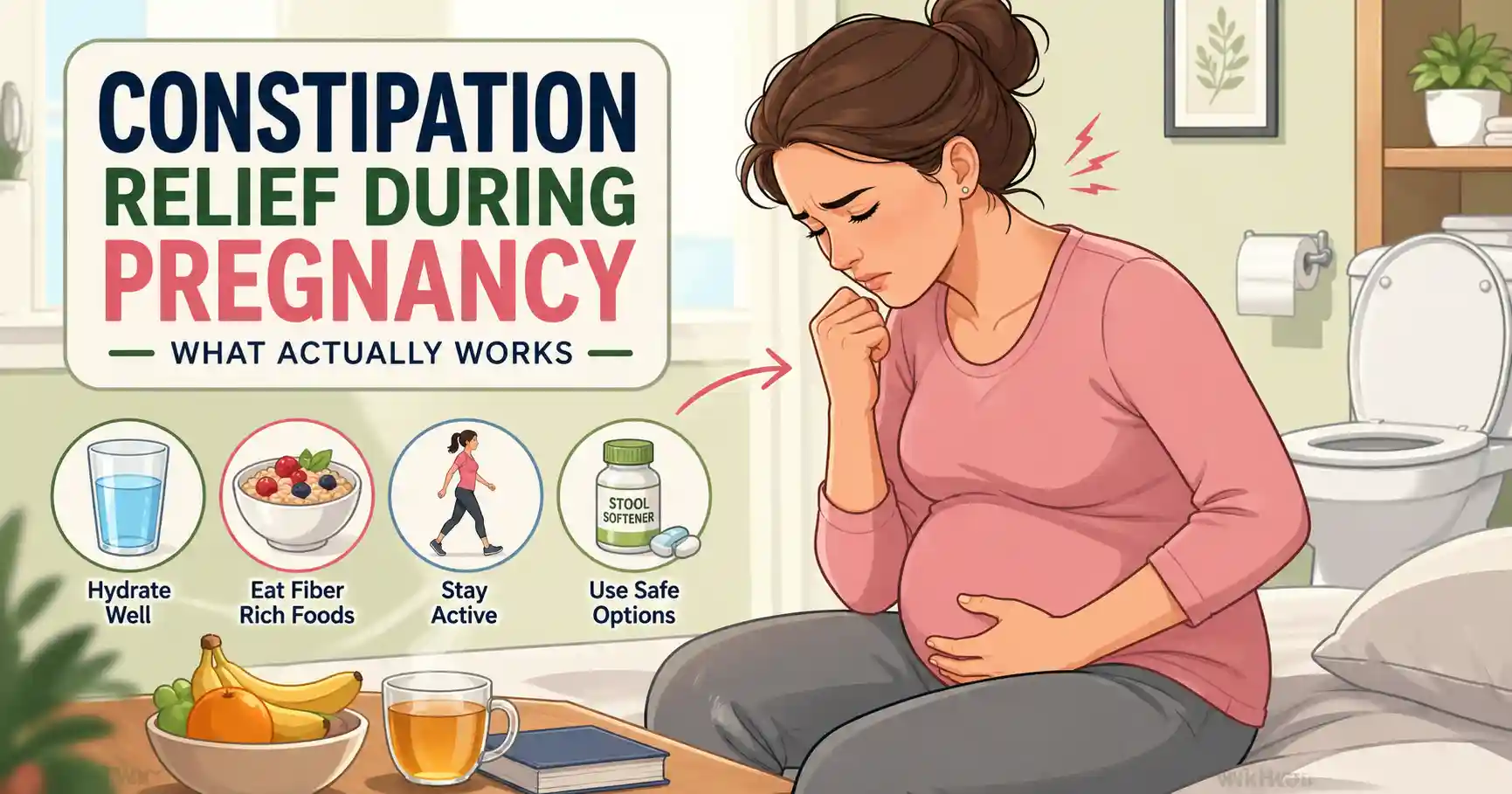 Constipation Relief During Pregnancy Why It happens & Tips