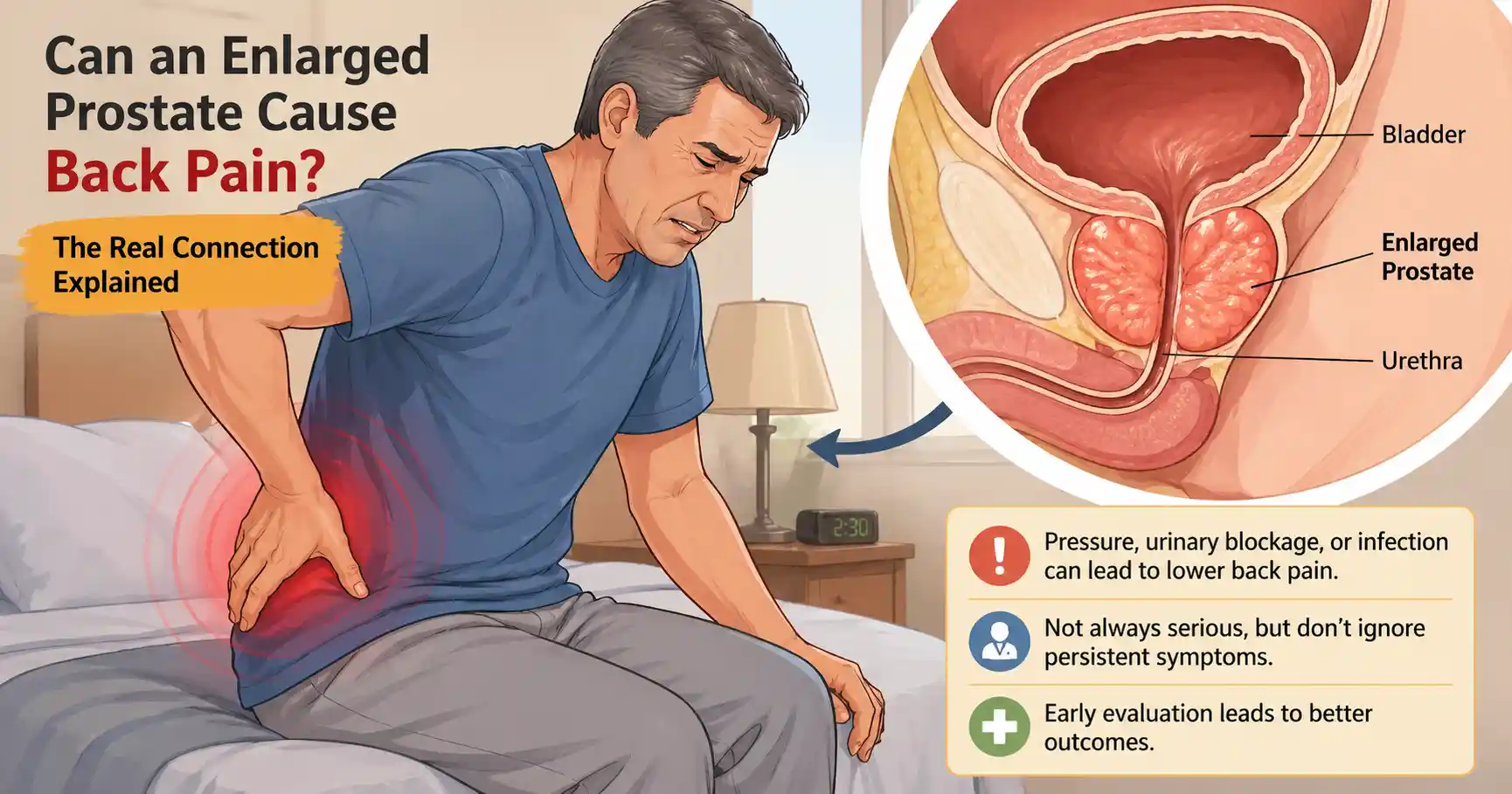 Enlarged Prostate And Back Pain Connection