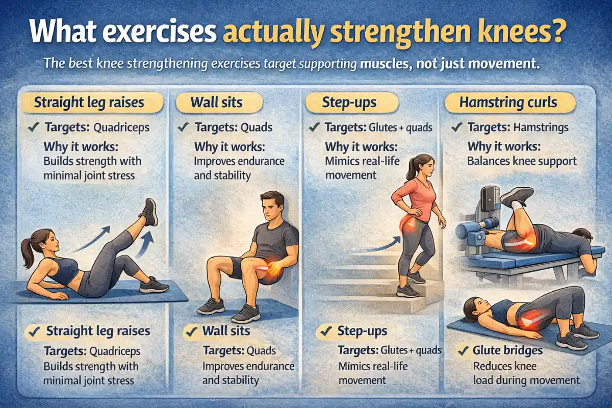 How to Strengthen Knees: Exercises, Causes, & What Works! 2 Exercises That Can Help You Strengthen Your knees