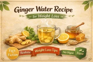 Ginger water recipe for weight loss