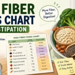 High Fiber Foods Chart For Constipation