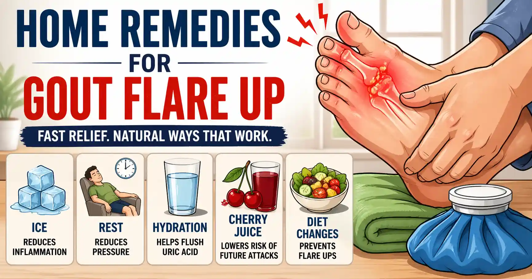 Home Remedies For Gout Flare Up