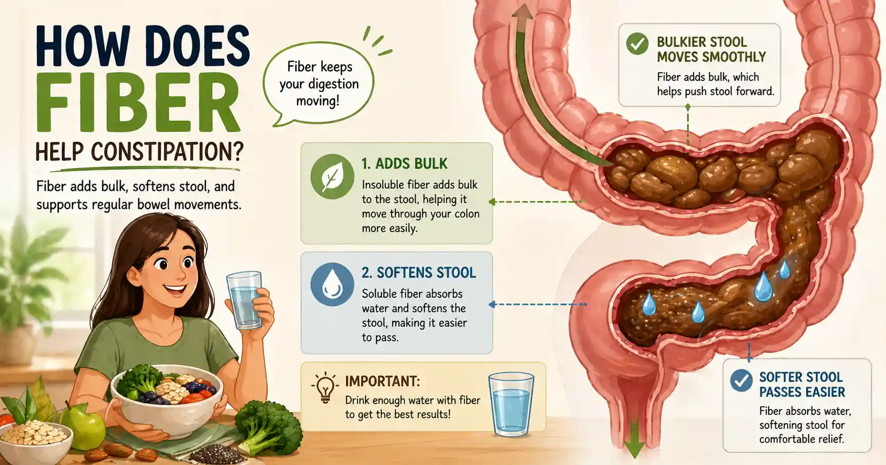 How Does High Fiber Help In Constipation