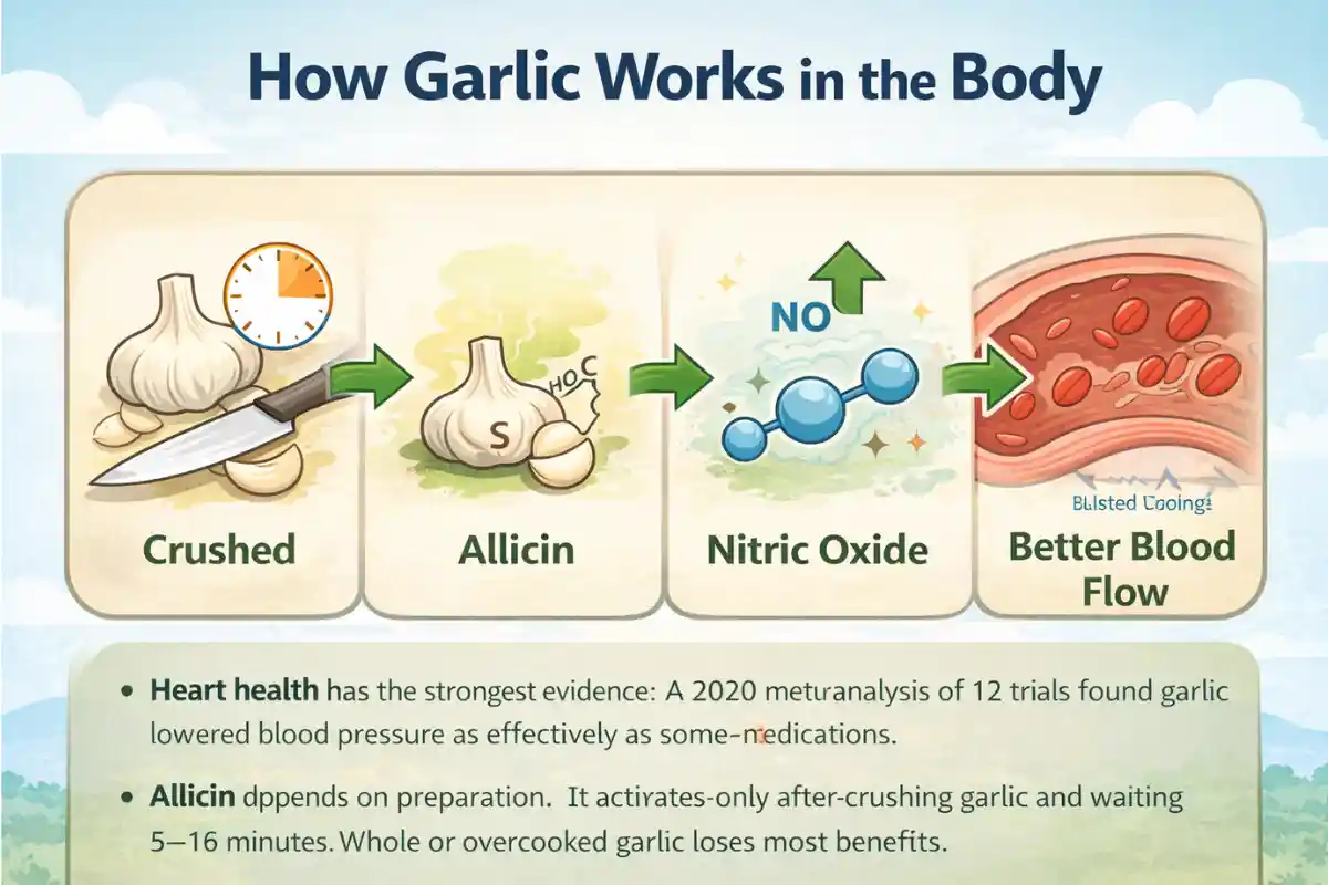How Garlic Works Inside Body