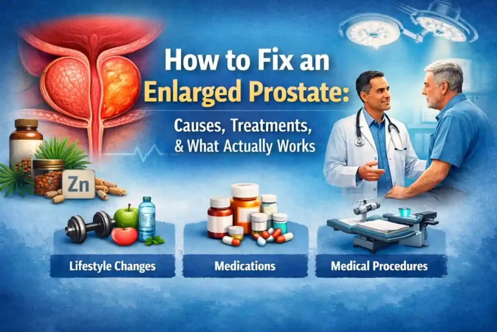 How To Fix An Enlarged Prostate. Simple Analysis