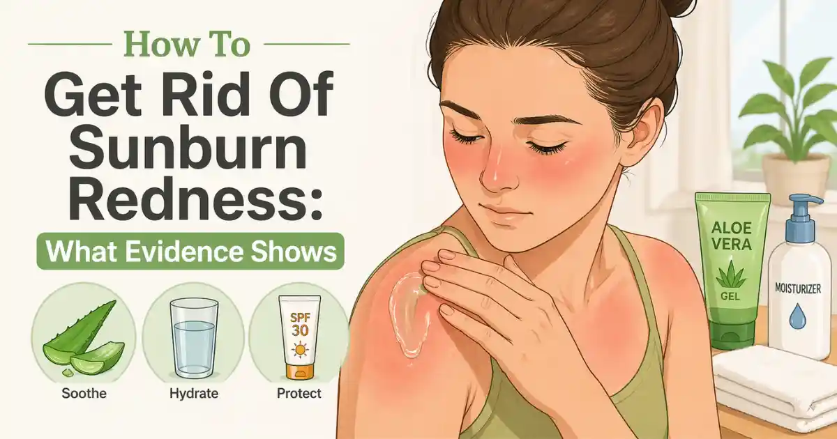 How To Get Rid Of Sunburn Redness