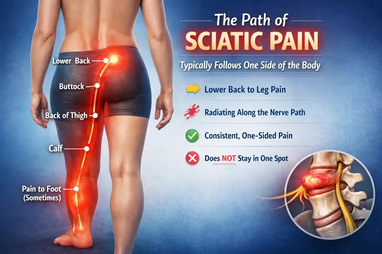 How sciatic Nerve Pain Feels