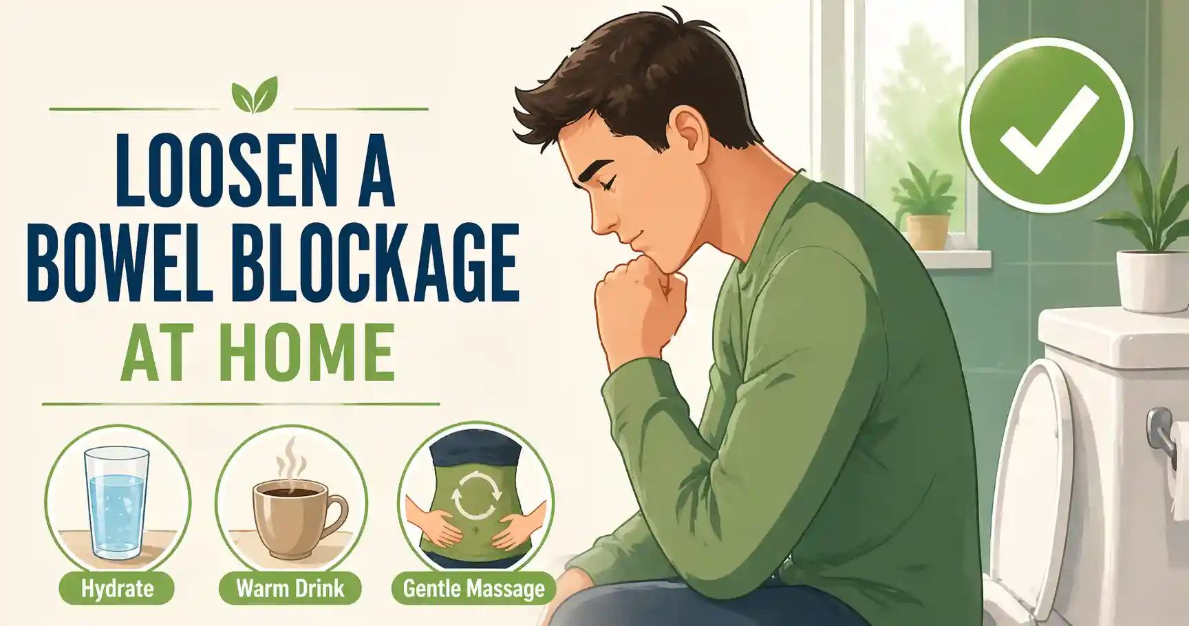 How to Loosen a Bowel Blockage at Home