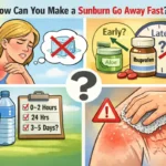 How to Make Sunburn Go Away Fast