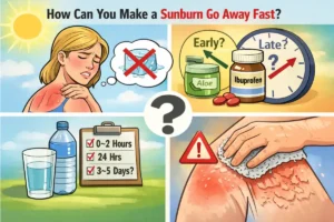 How to Make Sunburn Go Away Fast