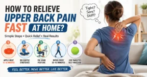 How to relieve upper back pain