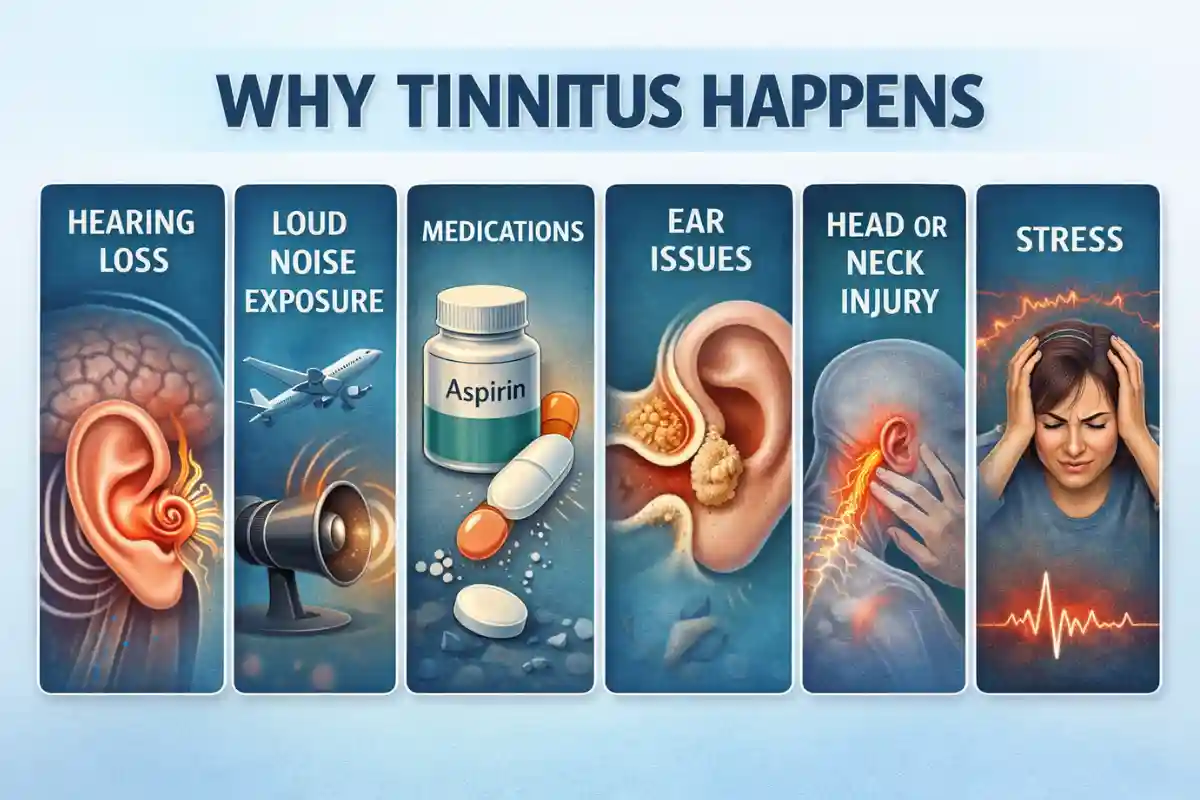 Possible Reasons Behind Tinnitus Happen