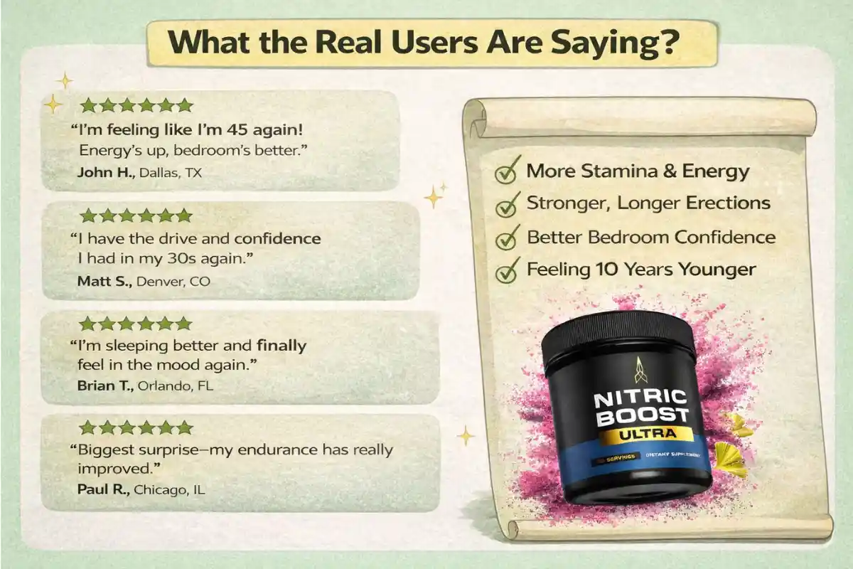 Real user reviews and customer feedback for Nitric Boost Ultra supplement