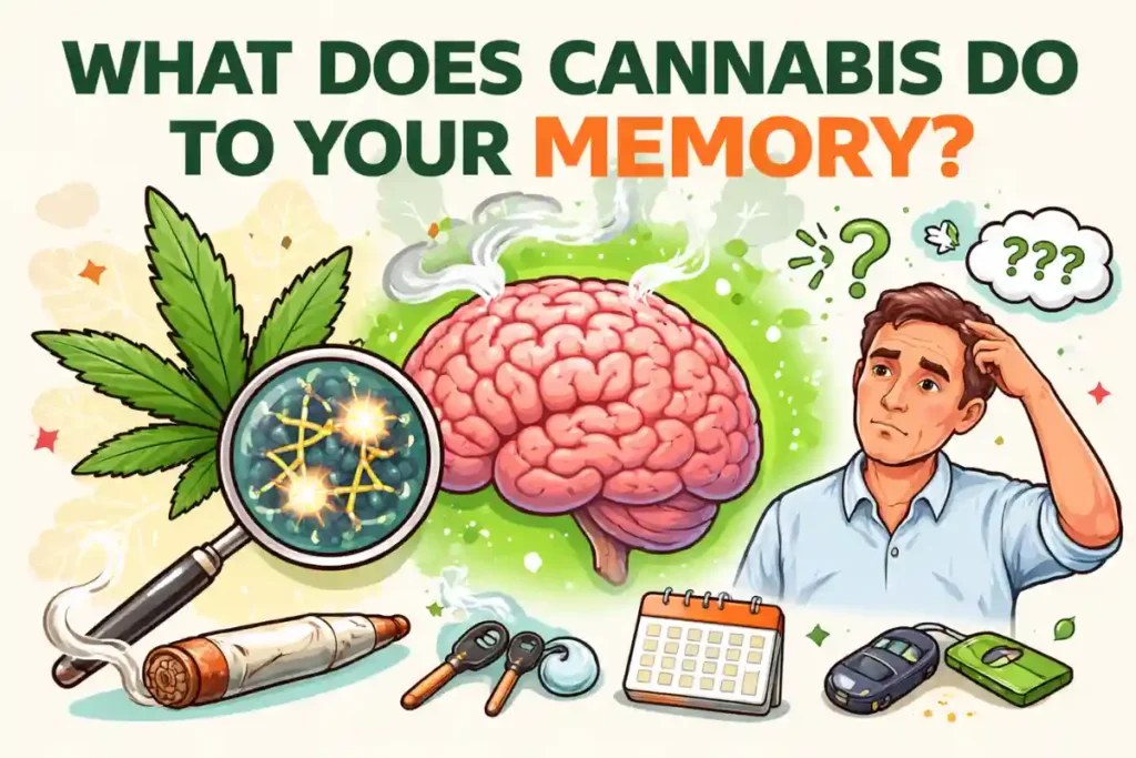 What does cannabis do to your memory