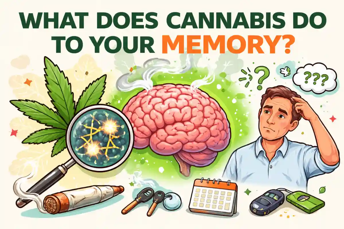 What does cannabis do to your memory