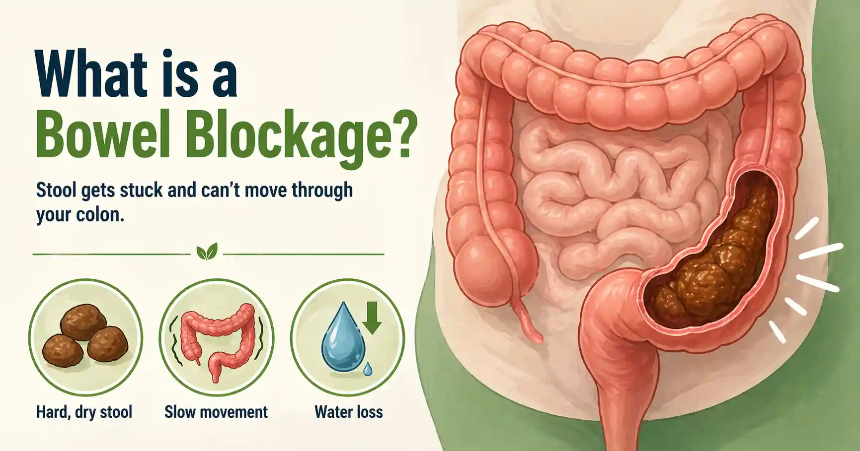 What is a bowel blockage
