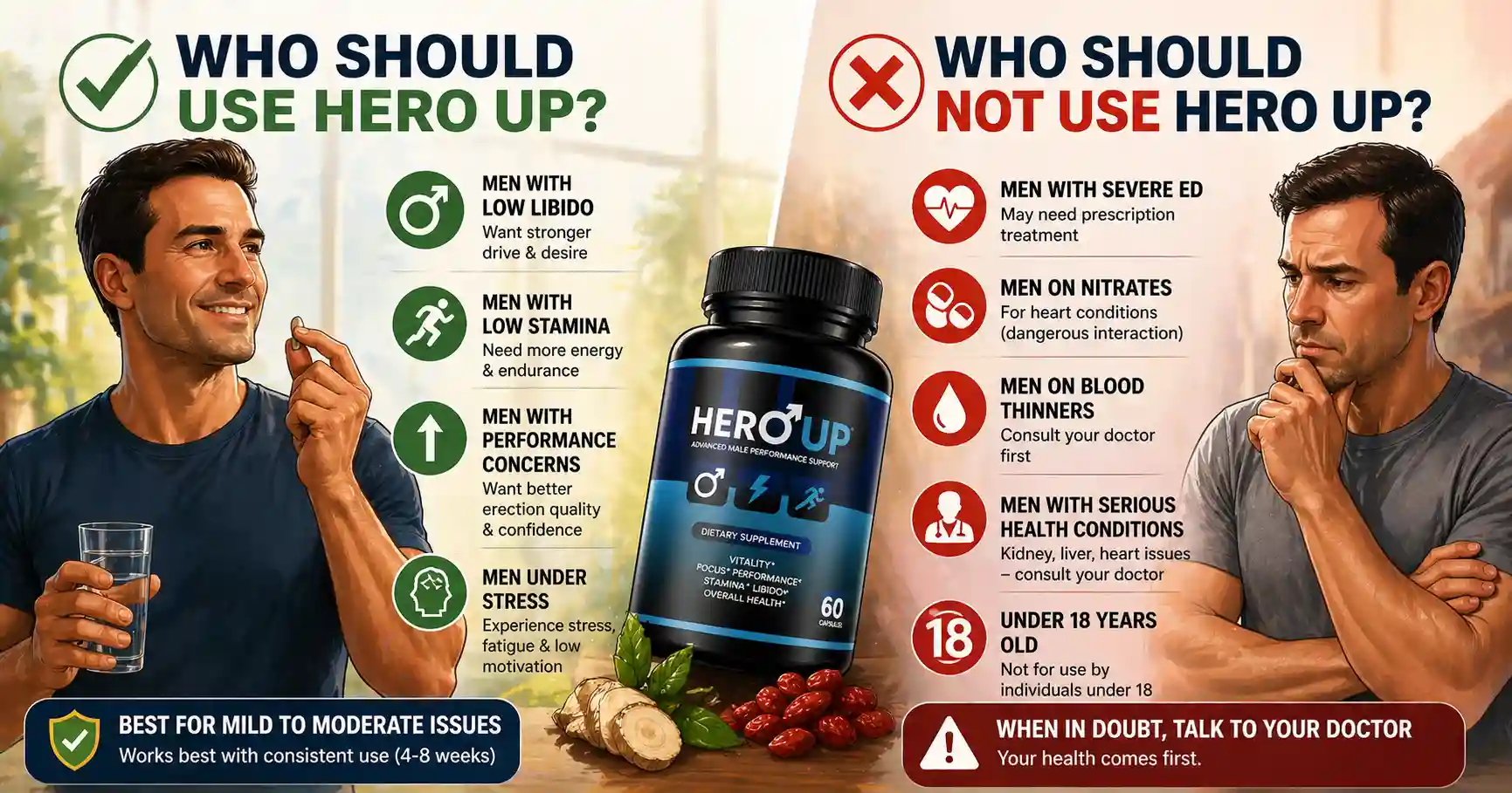 Who Should & Shouldn't Use Hero UP