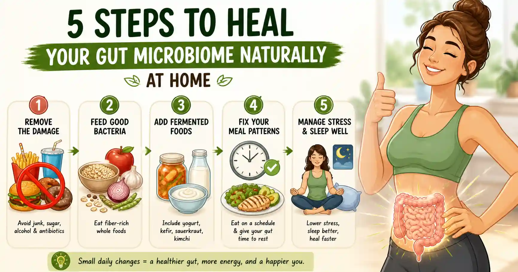 5 steps to heal your gut