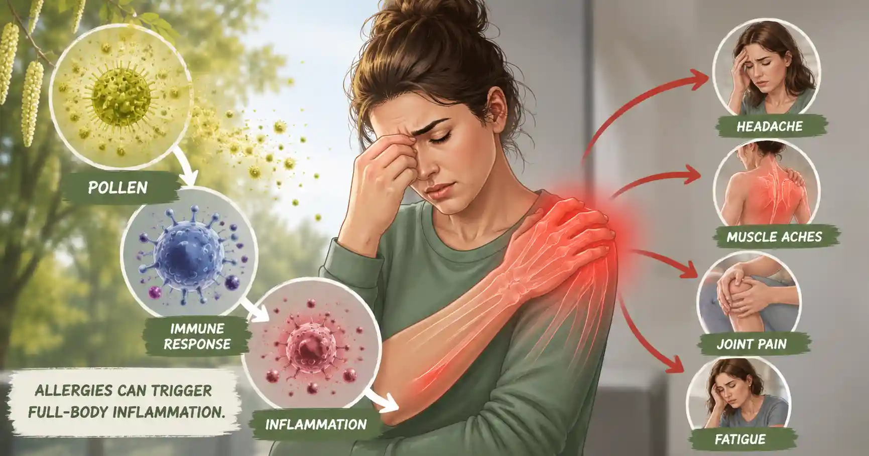 Allergies Cause Joint Pain in Hands, Fingers, or Knees