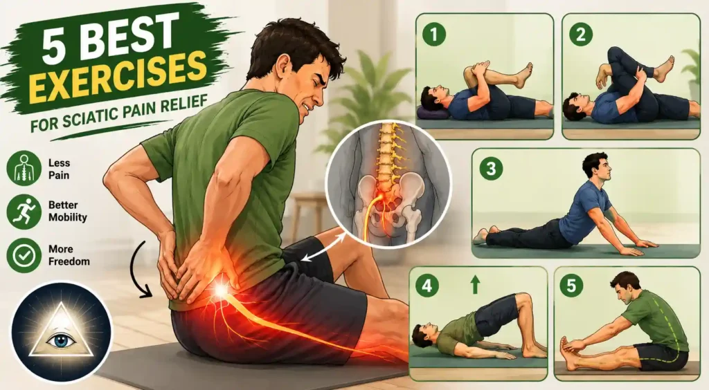 Best Exercises for Sciatic Nerve Pain Relief At Home.
