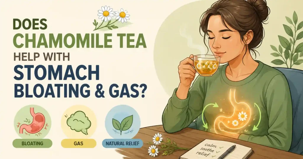 Chamomile Tea Help With Stomach Bloating & Gas