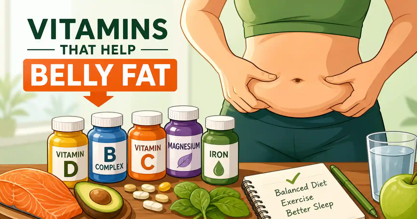 Do Vitamins Help In Losing Belly Fat