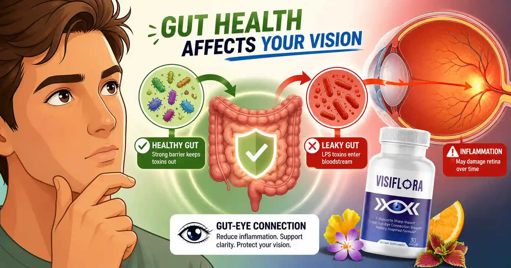 Gut health and vision connection
