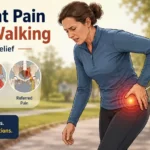 Hip joint pain while walking