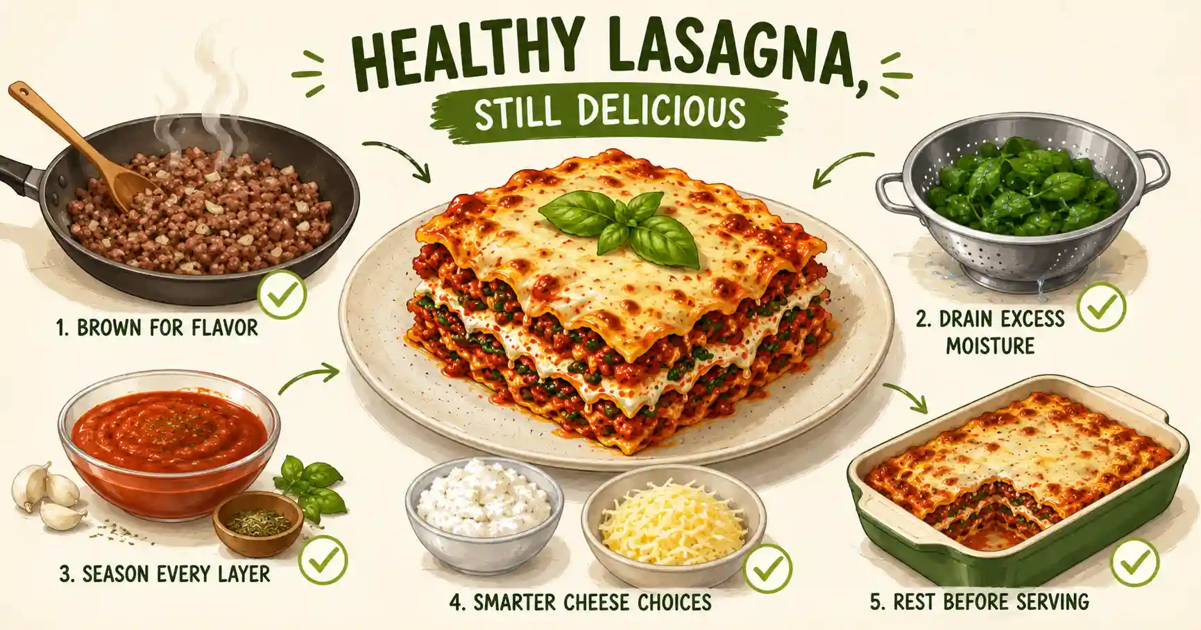 How To Make A Healthy Lasagna That Still Tastes Good