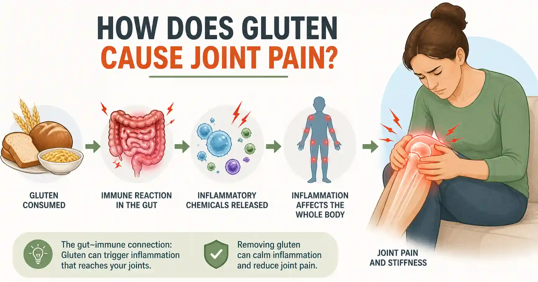 How gluten affects joint pain