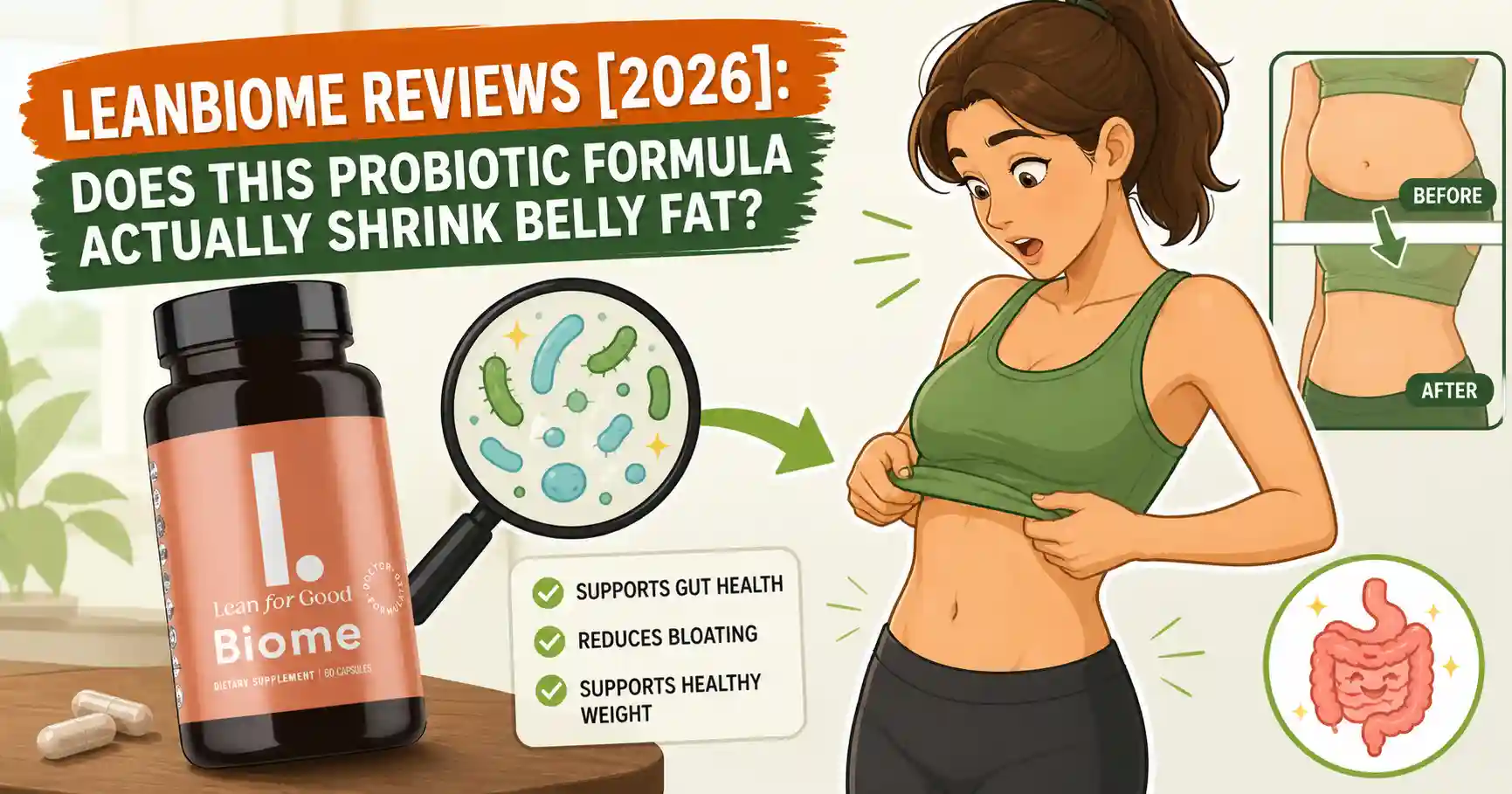LeanBiome Reviews. Does The Probiotic Formula Works