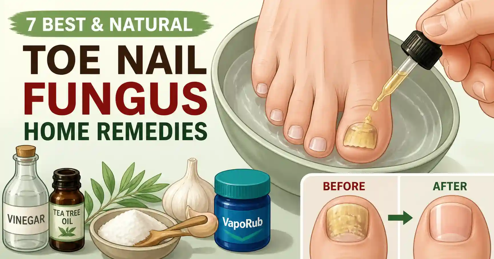 Natural Toe Nail Fungus Home Remedies