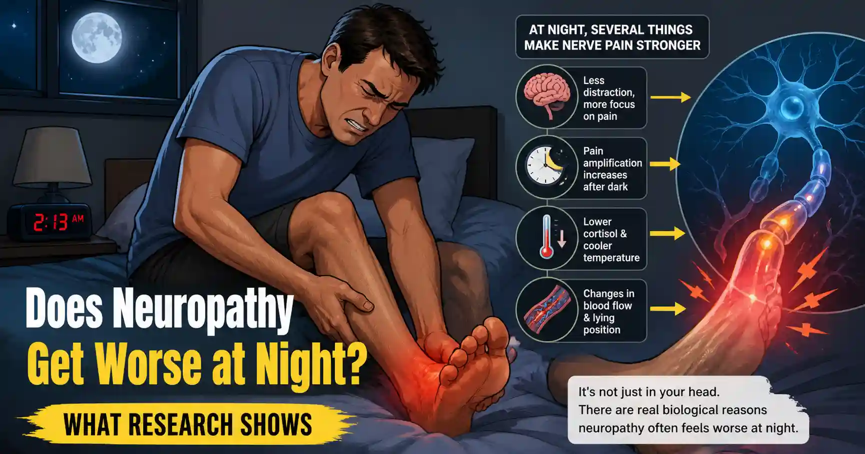 Neuropathy Get Worse at Night