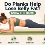 Planks help lose belly fat