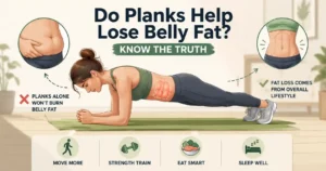 Do Planks Help Lose Belly Fat? Know the Truth 1 Planks help lose belly fat