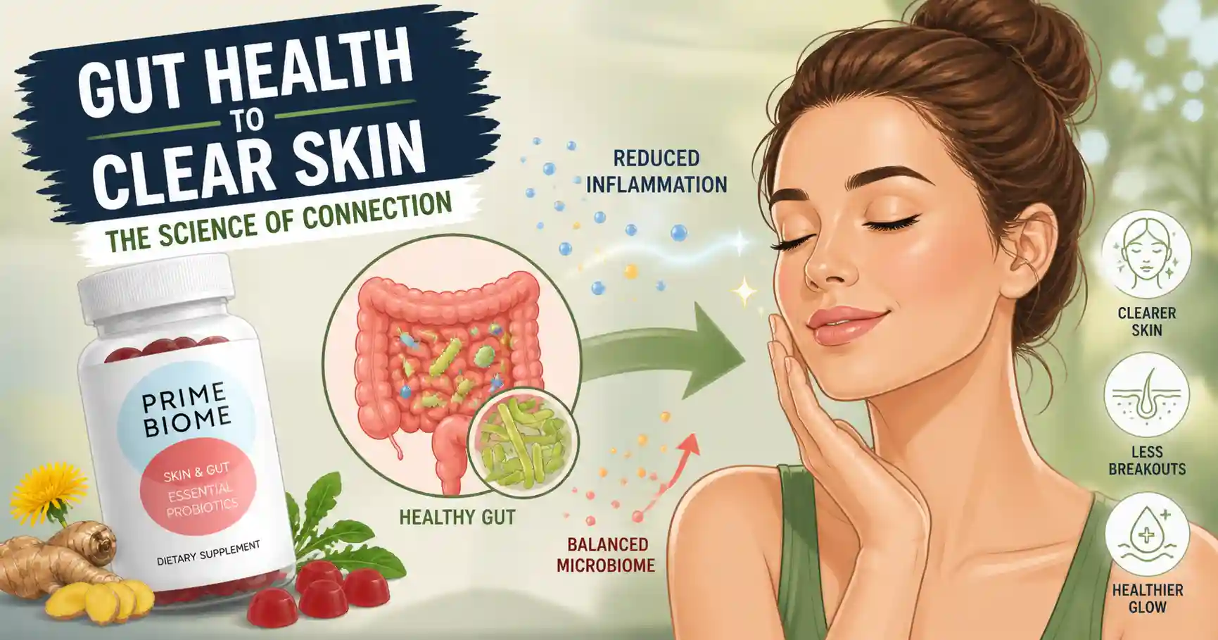 PrimeBiome's Gut Skin Connection