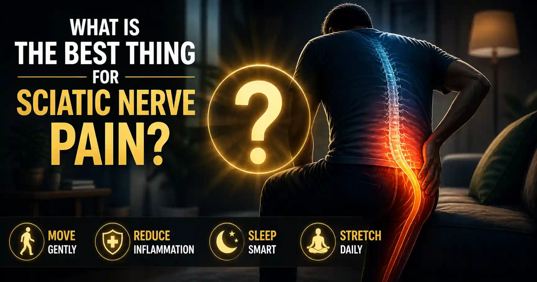 Sciatic nerve pain relief solutions