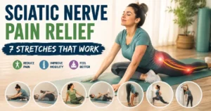 Sciatic nerve pain relief stretches