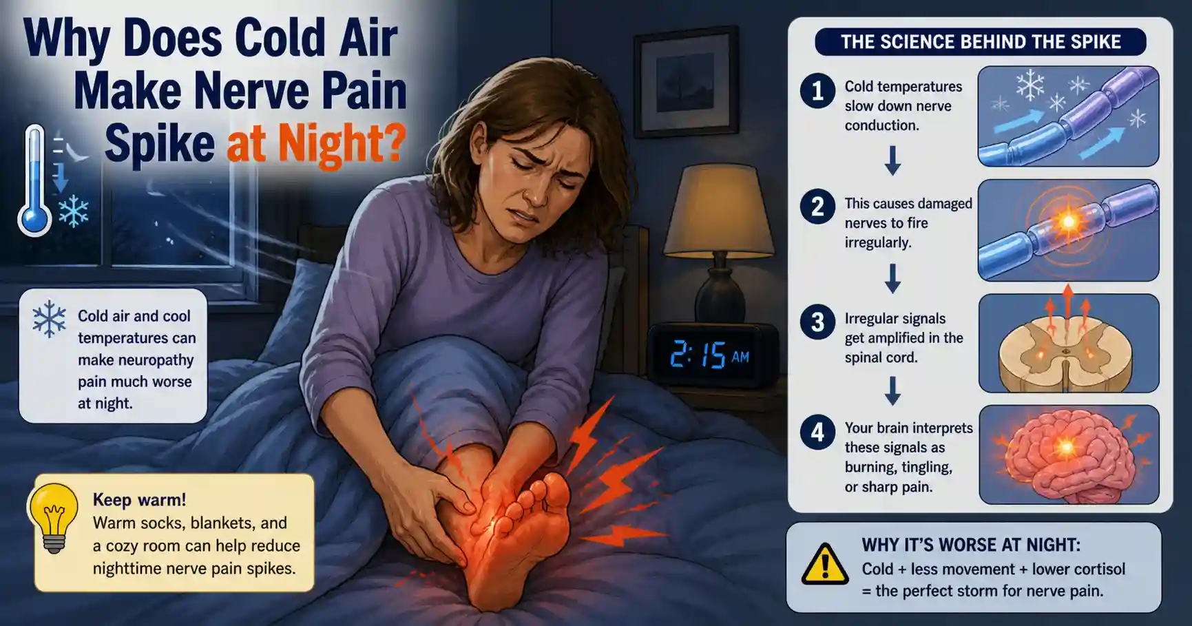 Understanding cold air's impact on nerve pain
