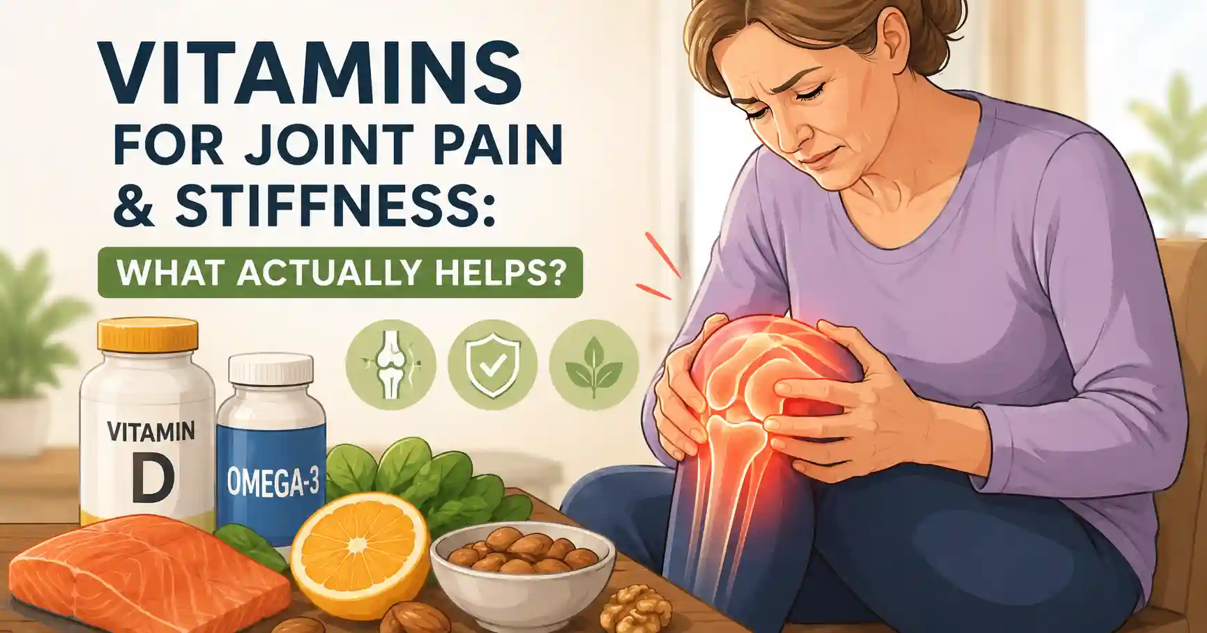 Vitamins for joint pain and stiffness relief