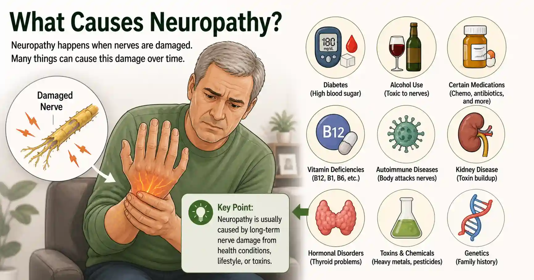 What causes neuropathy